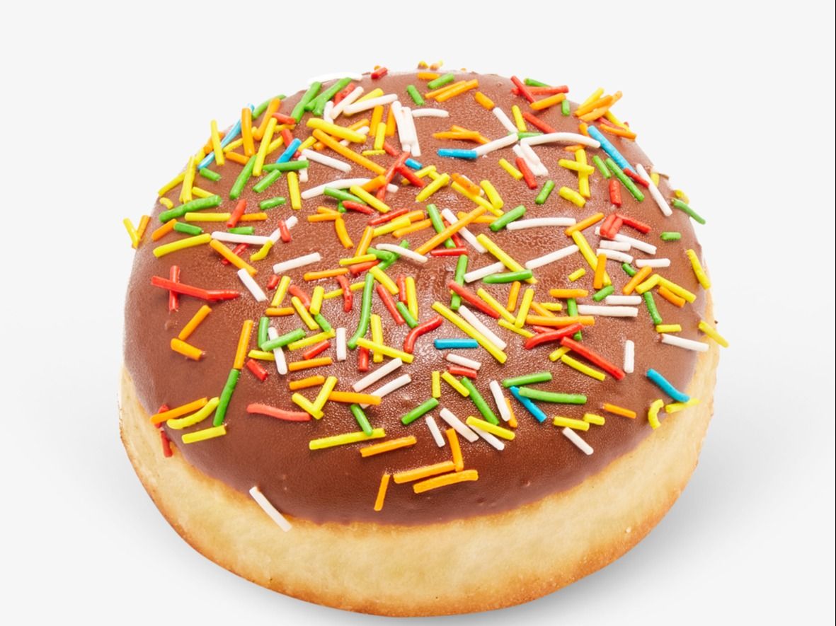 Choco Sprinkles Filled Donut