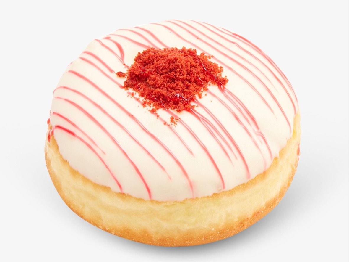 Red Velvet Filled Donut