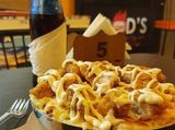 Fried Chicken Pan with cheese