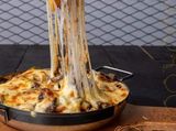 Liver And Sausage Pan with Cheese
