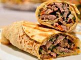 Meat Shawarma Syrian Sandwich