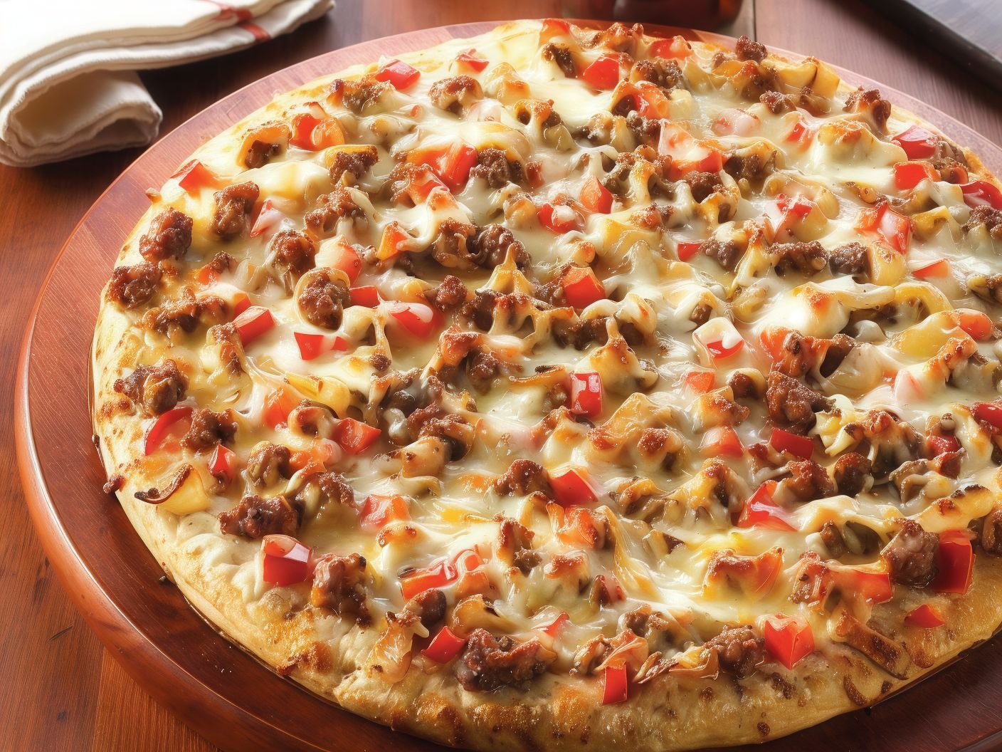 Minced Meat Pizza