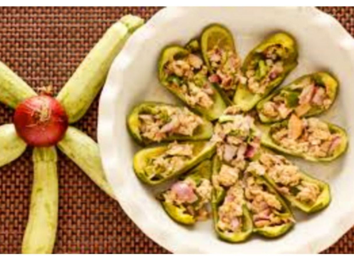 Seafood zucchini