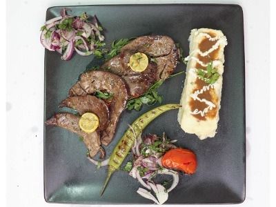 Grilled Liver Platter