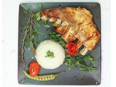Grilled Veal Ribs Platter