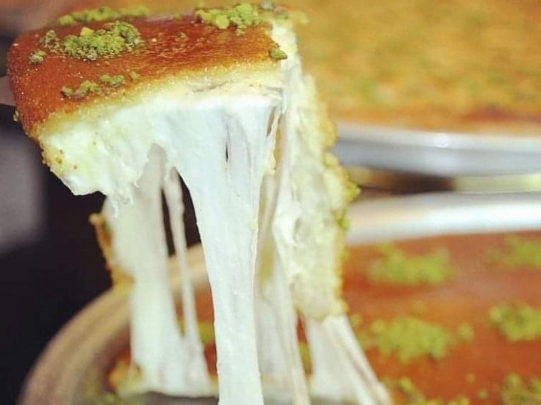 Konafa Nabulsi With Cheese