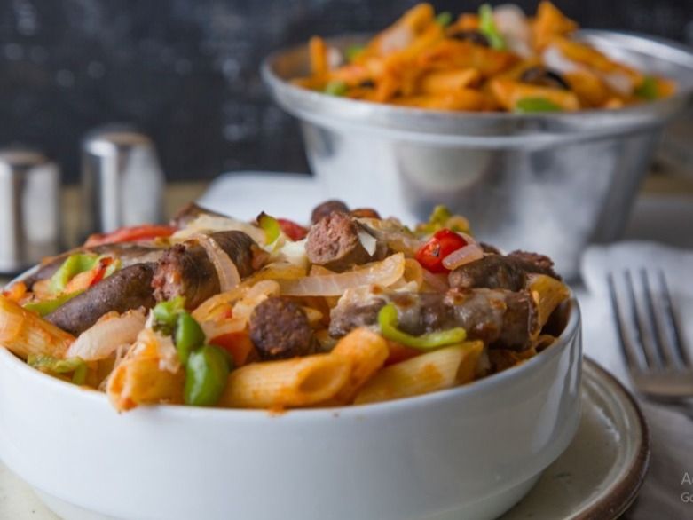 Mix Liver And Sausage Pasta