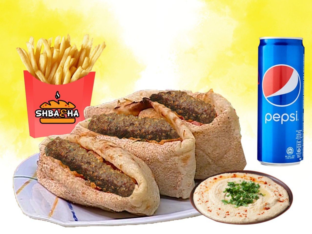 3 Kofta Sandwiches Offer With Pepsi