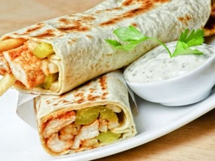 Syrian Chicken Shawerma Sandwich