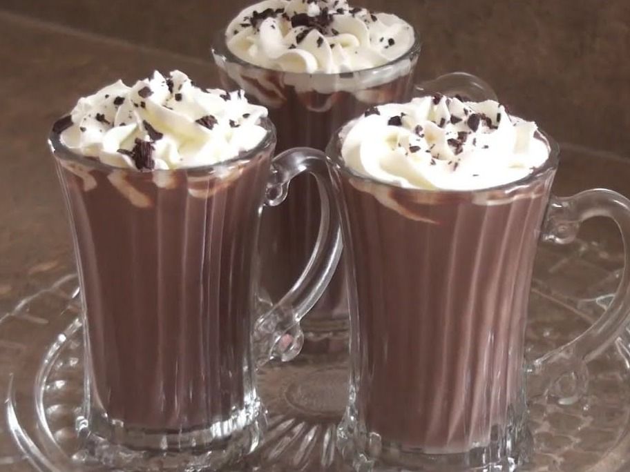 Hot Chocolate With Bubbly Chocolate
