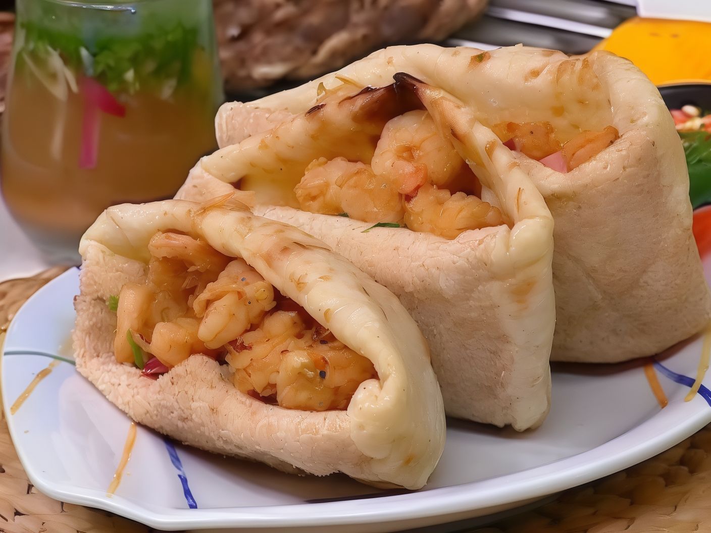 1 Shrimp Sandwich 1 Fillet Sandwich 1 Squid Sandwich 1 Shrimp Kofta Sandwich 2 Free Tahini