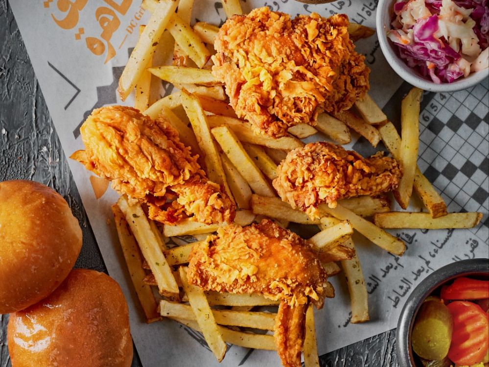 Broasted Chicken Meal - 4 Pieces
