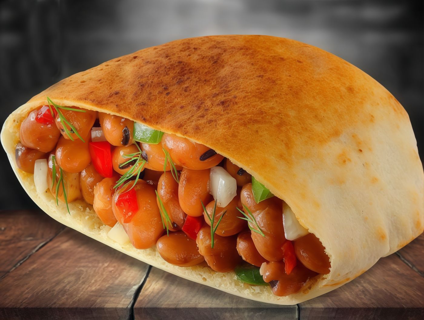 Foul Damietta Sandwich