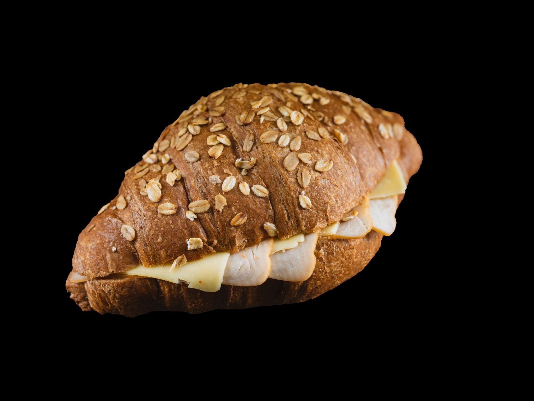 Turkey & Cheese Brown Croissant