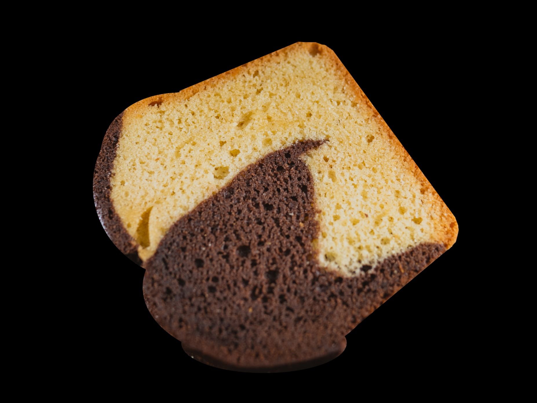 Marble Pound Cake Slice