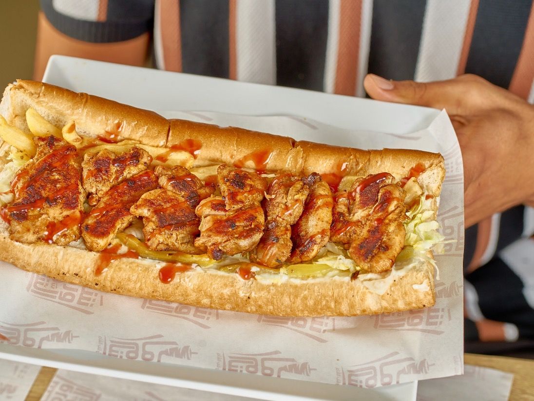 Shish Tawook Sandwich french bread