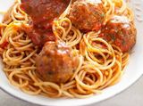 Pasta With Kofta Dish