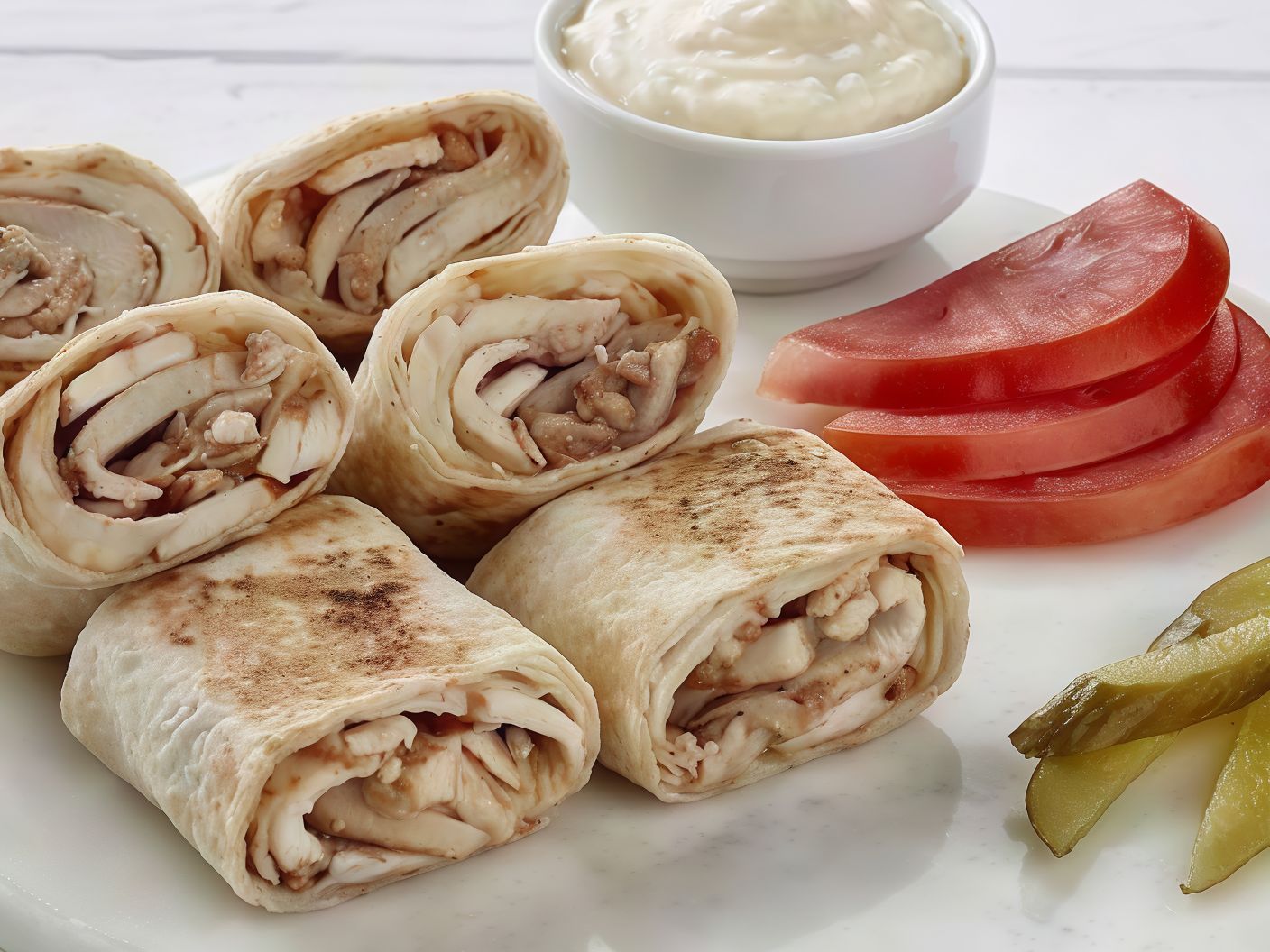 Double Arabian Chicken Shawerma Meal