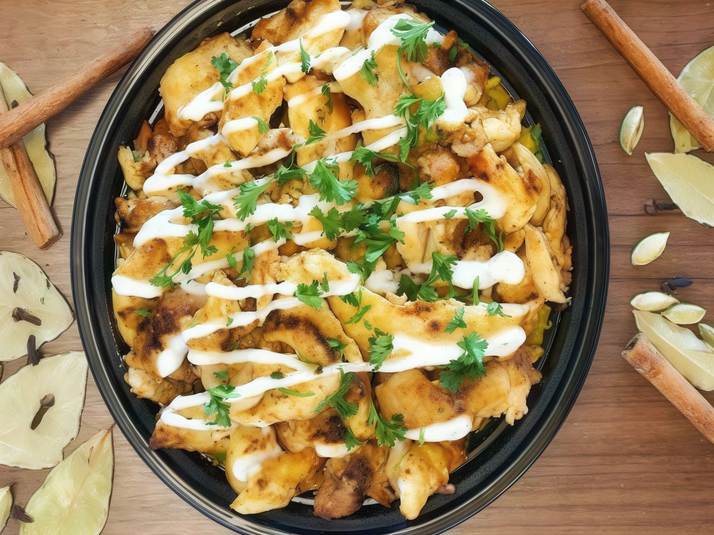 Chicken Shawerma Fatteh