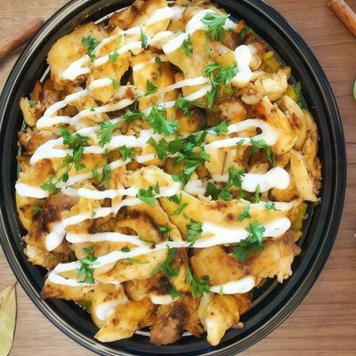 Chicken Shawerma Fatteh