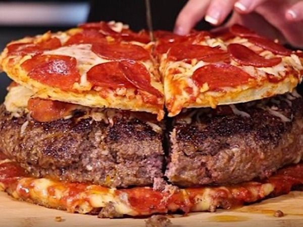 Pizza Burger Pepperoni