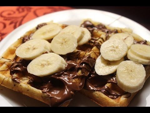 Nutella Chocolate Waffle With Fruits
