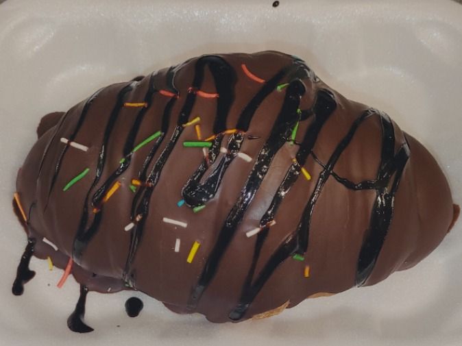 Croissan Covered With Chocolate