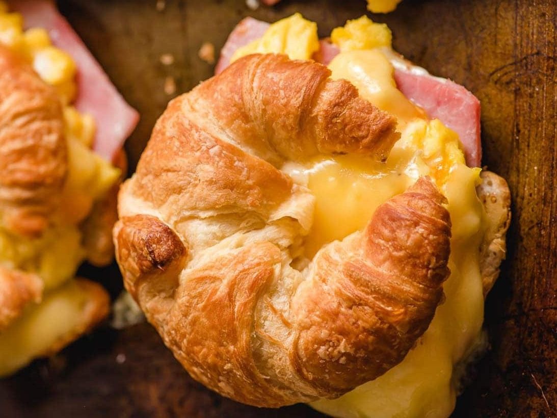 Jumbo Croissant Turkey Cheese