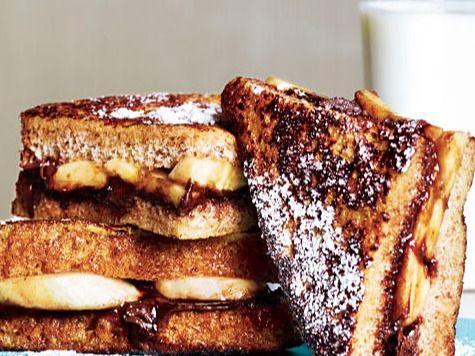 Banana Chocolate Thick N' Fluffy French Toast