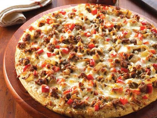 Cheese Beef Texas Pizza
