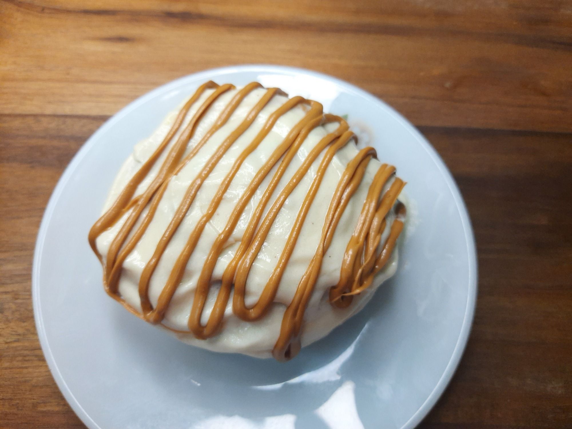 Cinnabon With Lotus Sauce