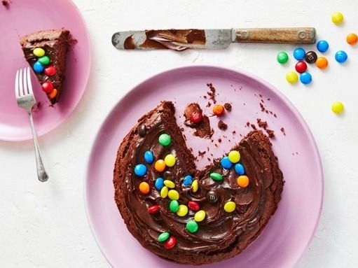 M&M's Nutella Chocolate Cake