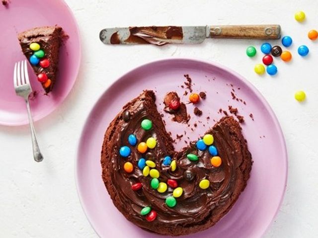 M&M's Nutella Chocolate Cake