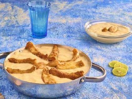 Squid with cheese Pan