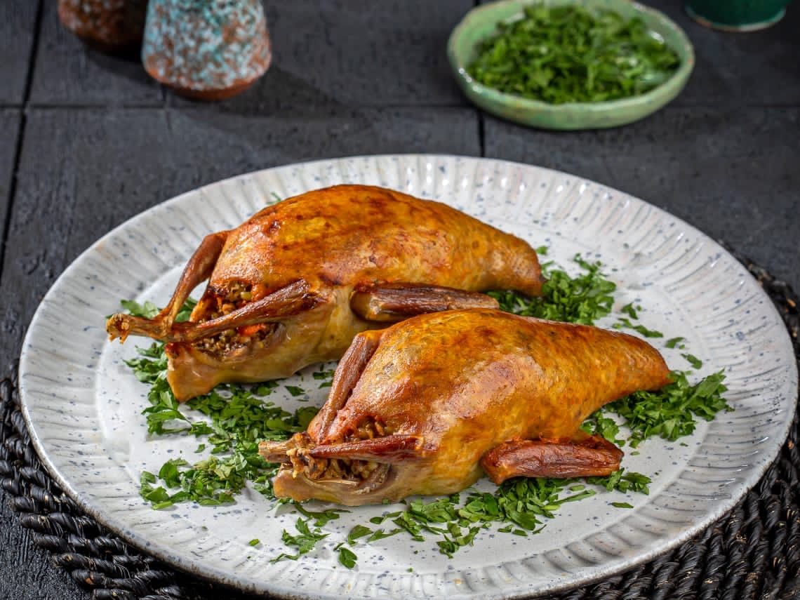 Single Stuffed Pigeon
