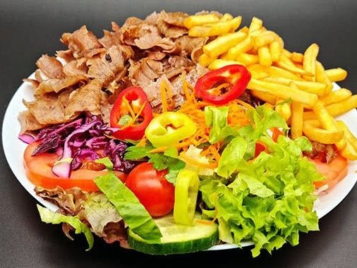 Doner Platter Chicken With French Fries