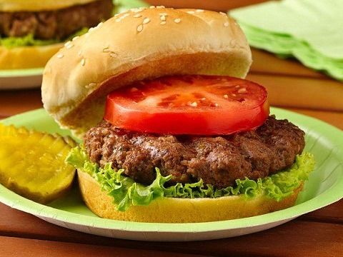 Plain Classic Burger Sandwich