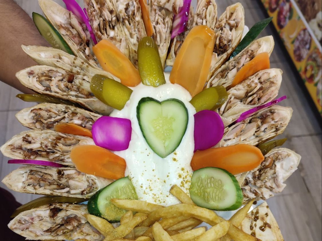 Family Arabic Chicken Shawarma Meal