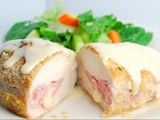 Chicken Cordon bleu meal