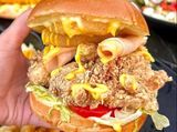 Turkey chicken burger