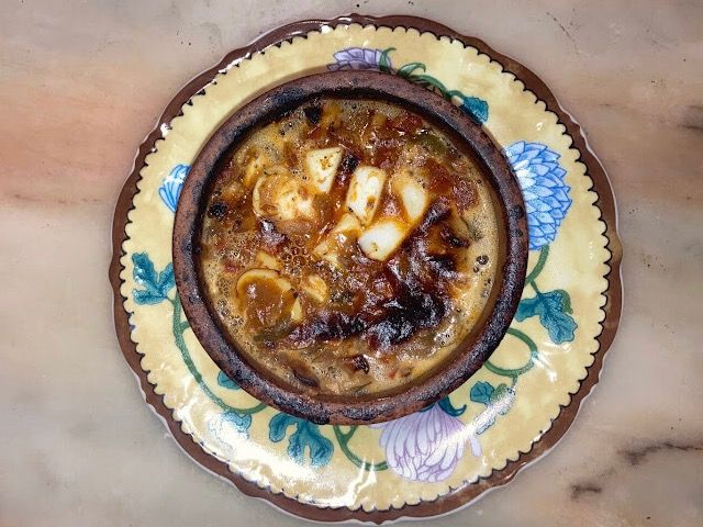 Squid Red Sauce Tagine