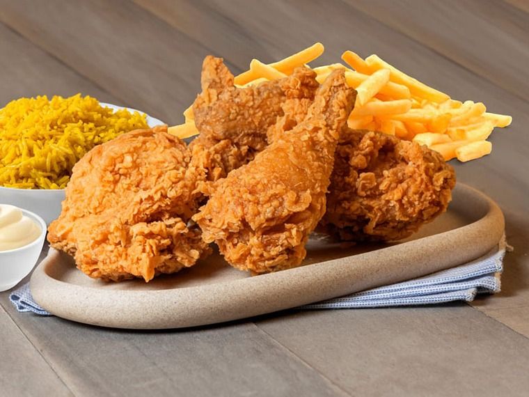 3 Pieces Broasted Meal