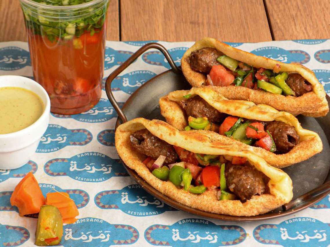 Baladi Meat Kofta Sandwich