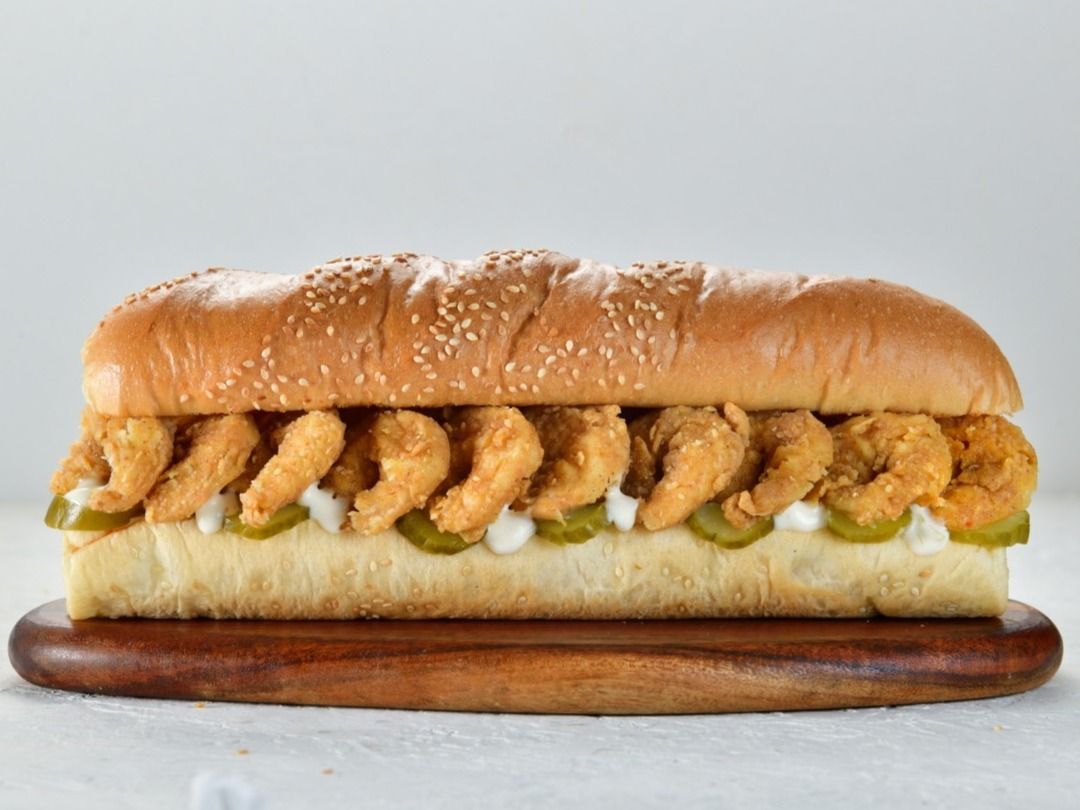 Shrimp Pane Sandwich