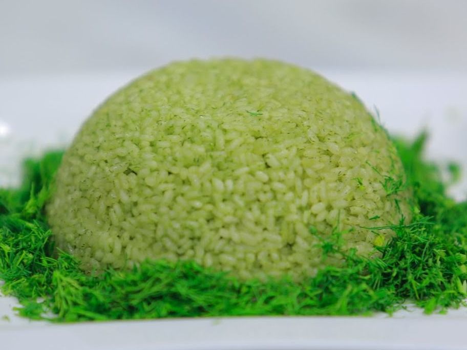 Elwaly Green Rice With Arugula