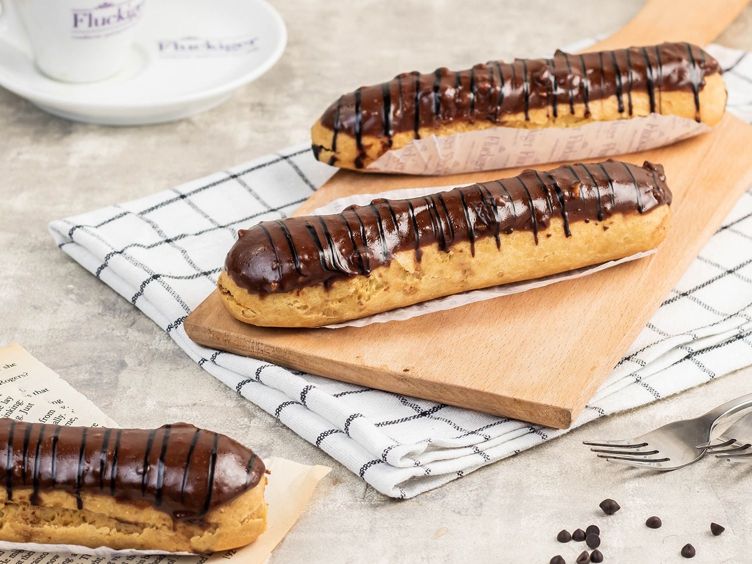 Nutella Chocolate Eclair