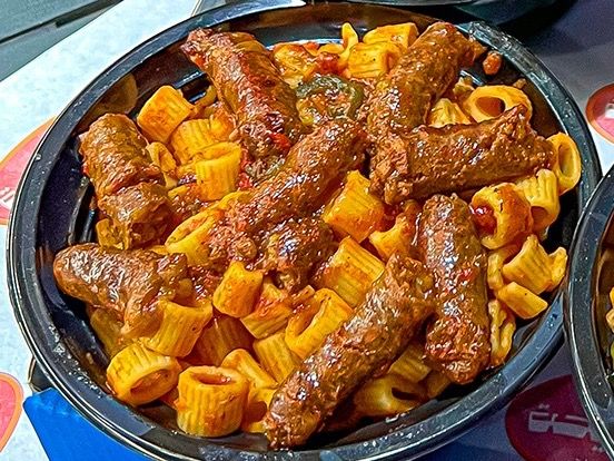 Alexandrian sausage pasta