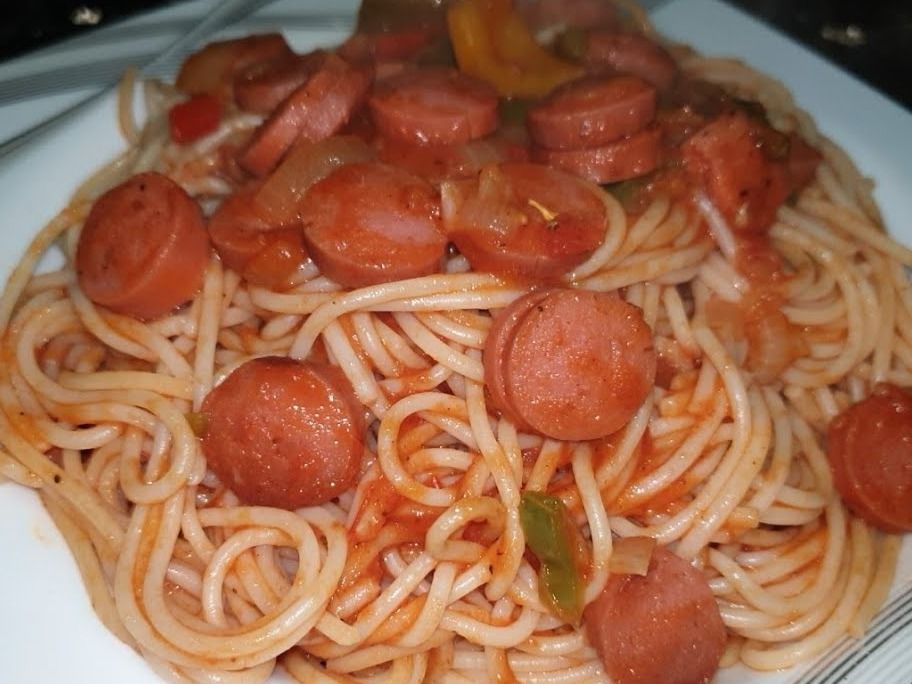 Hot Dog Pasta
