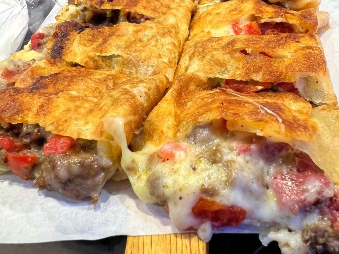Oriental Sausage With Kiri Cheese Roll Pie