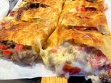 Oriental Sausage With Kiri Cheese Roll Pie